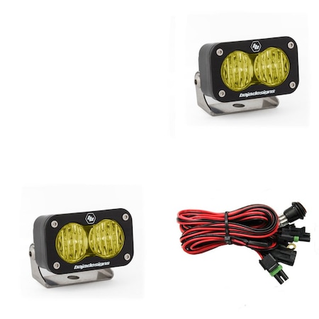 Baja Designs S2 SPORT, PAIR WIDE CORNERING, LED, AMBER 547815